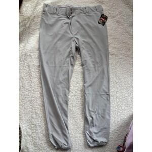 Intensity Mens Gray Baseball Pants  Athletic Uniform Trousers Size XXL